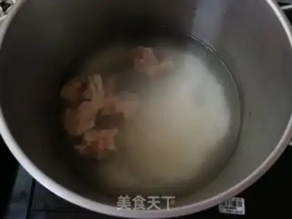 Make Shrimp congee step 1