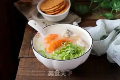 Make Shrimp congee step 6