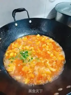 Make Tomato egg soup step 16