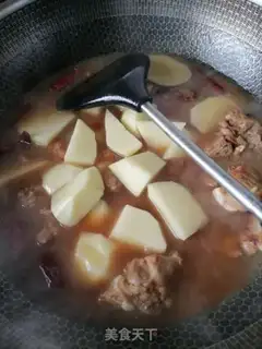 Make Potato burn ribs step 5