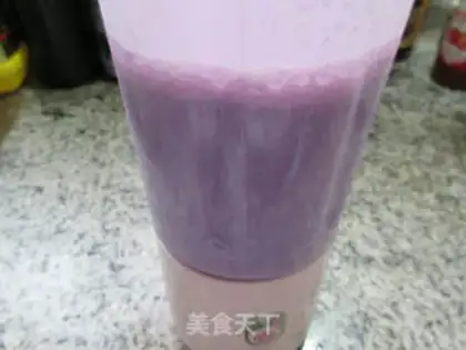 Make Purple ice cream step 3