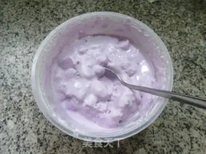 Make Purple ice cream step 9
