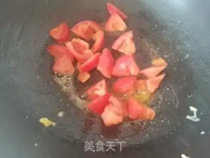 Make Mocked eggs with tomatoes step 2