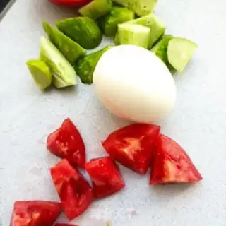 Make Cucumber egg salad step 3