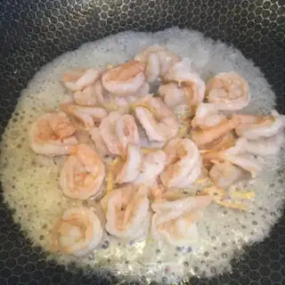 Make cucumber shrimp step 3