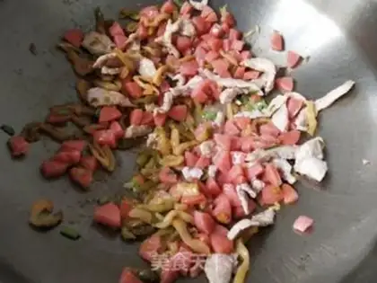 Make Squeeze meat and rice step 7