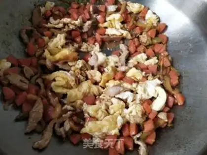 Make Squeeze meat and rice step 9