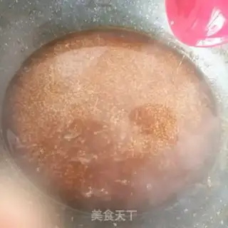 Make Red sugar rice congee step 7