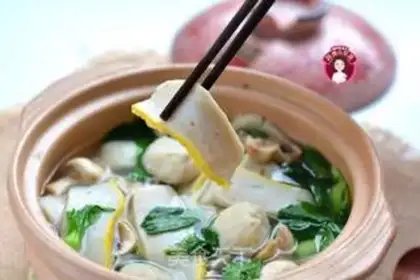 Make Fish pasteball soup step 7