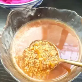 Make Red sugar rice congee step 9