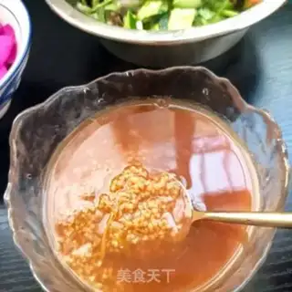 Make Red sugar rice congee step 10