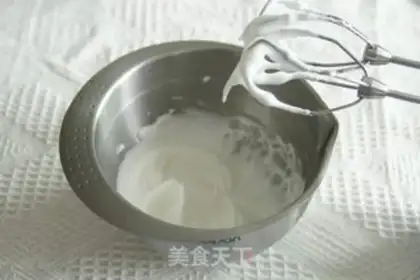 Make No water, no snow cake step 2