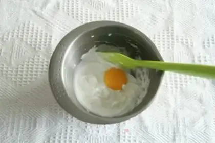 Make No water, no snow cake step 3
