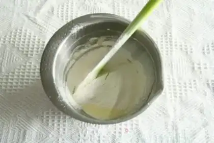 Make No water, no snow cake step 4