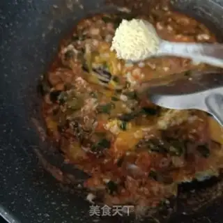 Make Onion eggs and shrimp sauce step 7