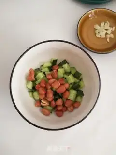 Make -Cool peanut cucumber step 3