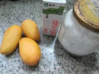 Make Mango popsicle ice step 0