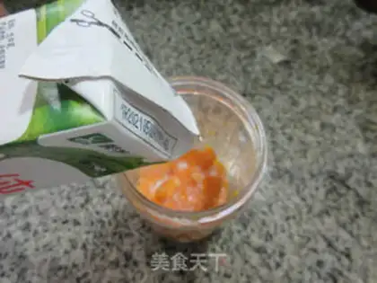 Make Mango popsicle ice step 2