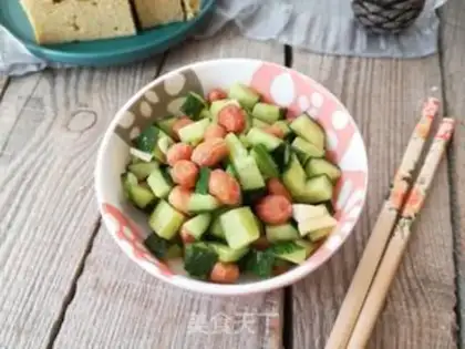 Make -Cool peanut cucumber step 7