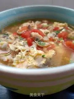 Make Tomato egg soup step 14