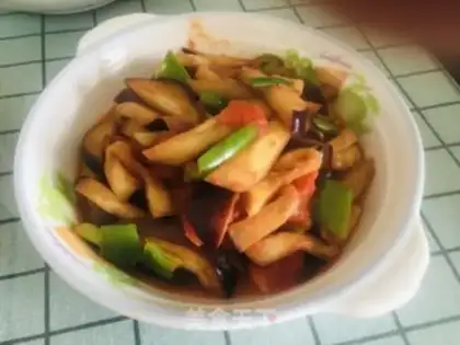 Make A regular eggplant step 5