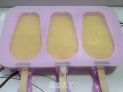 Make Mango popsicle ice step 6