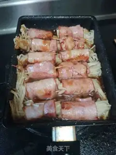 Make Bacon pins and mushrooms step 11