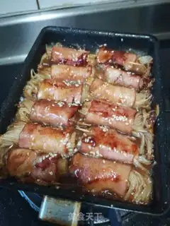 Make Bacon pins and mushrooms step 13