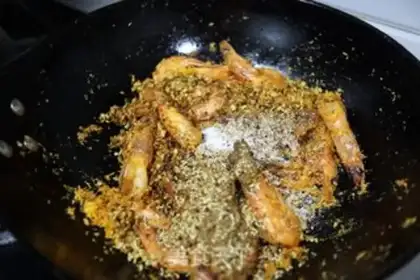 Make Shrimp from the pond step 10