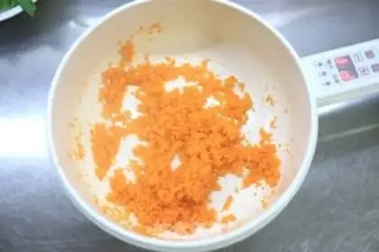 Make Carrot rice step 6