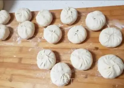 Make Puffy buns step 17