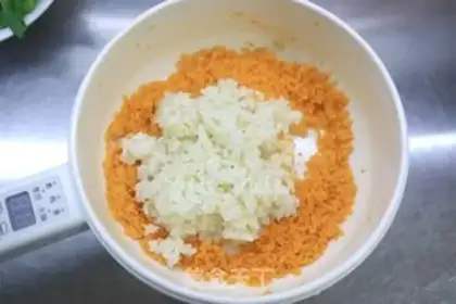 Make Carrot rice step 9