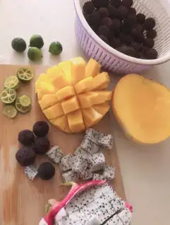 Make Hand-to-hand fruit tea step 0