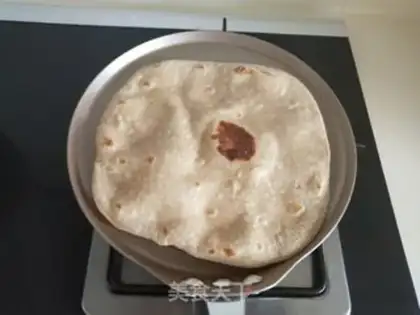 Make Low fat chicken burrito step 7