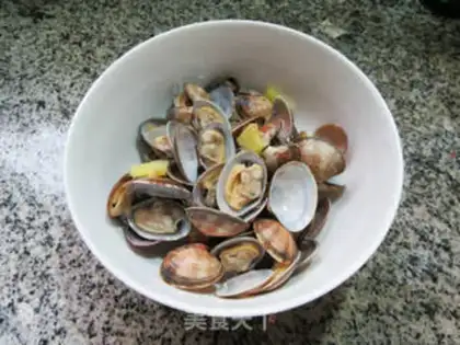 Make Frozen clams step 4