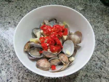 Make Frozen clams step 5
