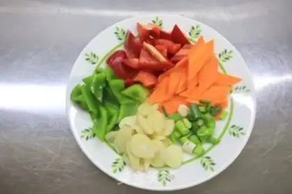 Make One-man cod weed, low-fat lunch step 4