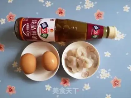 Make Shrimp fried eggs step 0