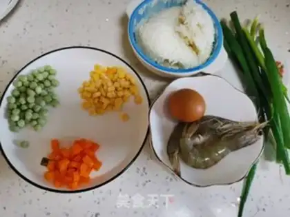 Make Shrimp rice step 0