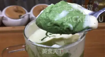 Make Tea cream pudding mousse step 11