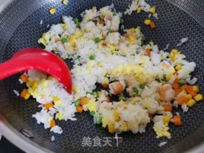 Make Shrimp rice step 3