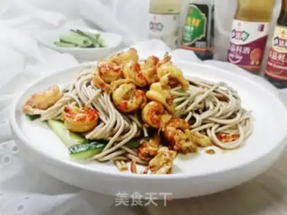 Make Crawfish noodles step 12