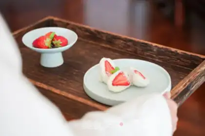 Make Coconut strawberry step 13