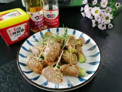 Make Fried beef rolls step 5