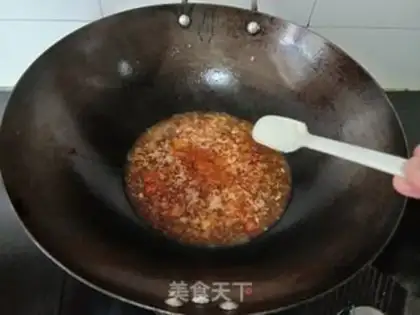 Make Spicy pig blood tofu step 7