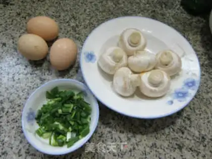 Make Egg fried mushrooms step 0