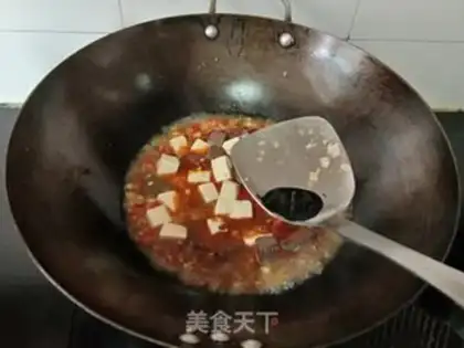 Make Spicy pig blood tofu step 12