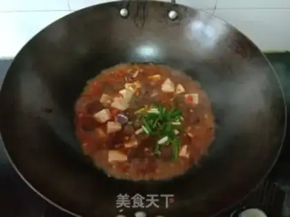 Make Spicy pig blood tofu step 13
