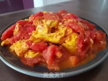 Make Tomato fried duck eggs step 6