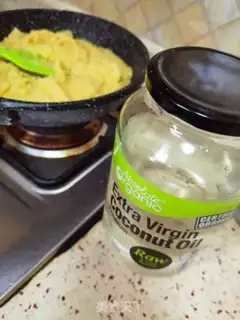 Make Green bean cake step 4